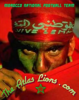Supportère des lions de l'atlas